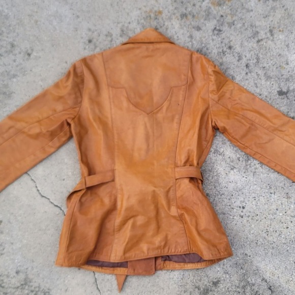 Vtg Soft Impressions Leather Jacket - Picture 3 of 10